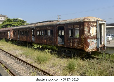Abandoned in an old train station in Rio de Janeiro - Powered by Shutterstock