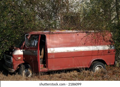 An Abandoned Old Van.