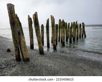 Abandoned Pier Gold Beach Oregon