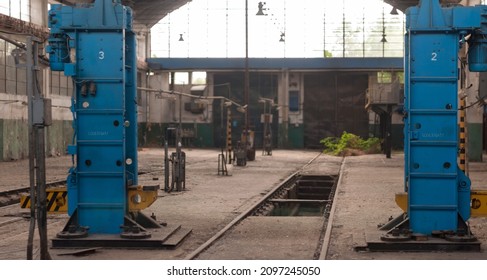 An Abandoned Railway Depot In Poland