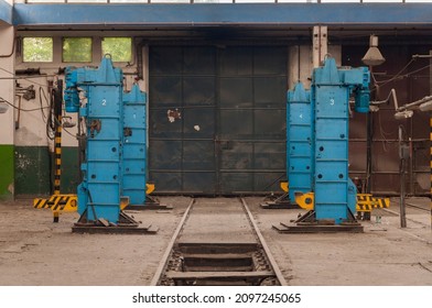 An Abandoned Railway Depot In Poland