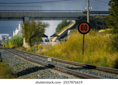 Abandoned Railway Tracks in Nature - Powered by Shutterstock