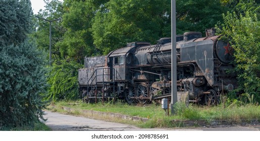 The Abandoned Red Star Train Graveyard In Budapest, Hungary