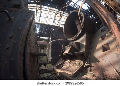 The Abandoned Red Star Train Graveyard In Budapest, Hungary