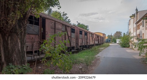 The Abandoned Red Star Train Graveyard In Budapest, Hungary