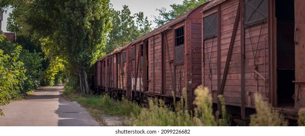 The Abandoned Red Star Train Graveyard In Budapest, Hungary