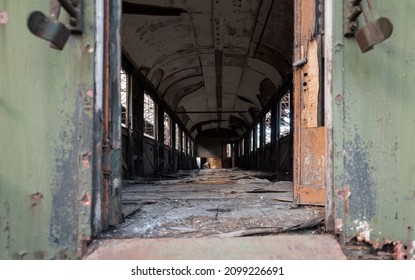 The Abandoned Red Star Train Graveyard In Budapest, Hungary