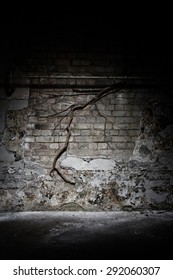 Abandoned Reformatory Creepy Decaying Wall Background 