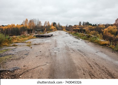Abandoned road bridge