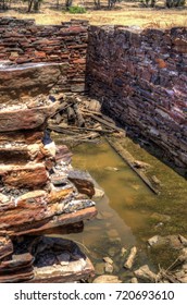 Abandoned Ruins From Australian Gold Rush Era Lay Hidden In The Bushland Of Central Victoria.