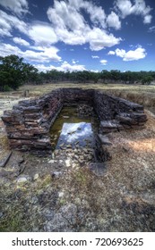 Abandoned Ruins From Australian Gold Rush Era Lay Hidden In The Bushland Of Central Victoria.