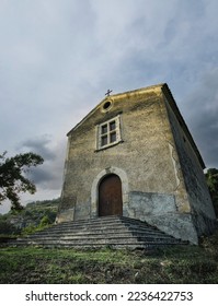 Abandoned rural church in Southern Italy - Shutterstock ID 2236422753