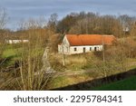 An abandoned rural house in Moravian gate (Czech Republic)