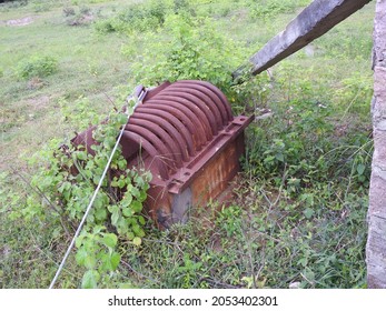 Abandoned Rusted Transformer Electric Metal Equipment Stock Photo ...