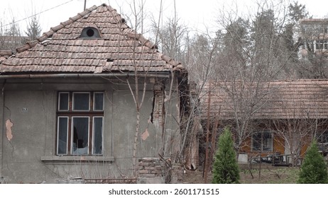 Abandoned rustic house in a rural setting - Powered by Shutterstock - Get 15% off with code: PIKWIZARD15