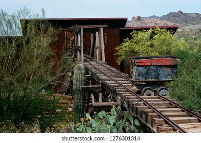 Abandoned rustic mining building in old western town - Powered by Shutterstock