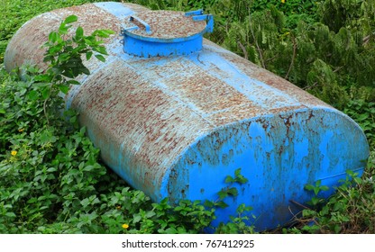 An Abandoned Rusty Watertank