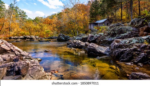 Abandoned Saw Mill In The Mark Twain National Forest Of Missouri