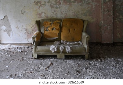 Abandoned Sofa Stock Photo Edit Now 583616569