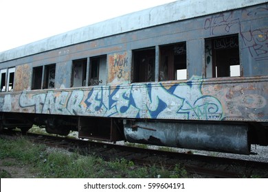 Abandoned train