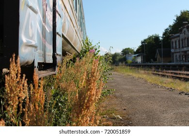 Abandoned train
