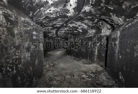 Similar – Bunker Ruin Tunnel