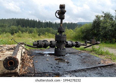 An Abandoned Well For Oil Production