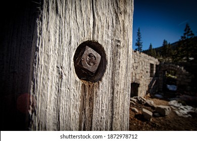 Abandoned Western Pioneer Building In The Mountains