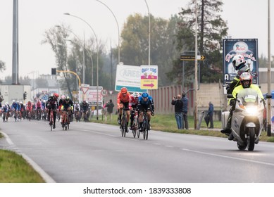 Abbiategrasso, Milan/Italy - October 23 2020 - Giro D'Italia 2020 - Restart From Abbiategrasso