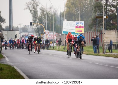 Abbiategrasso, Milan/Italy - October 23 2020 - Giro D'Italia 2020 - Restart From Abbiategrasso