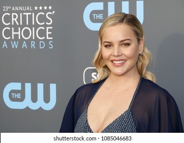 Abbie Cornish At The 23rd Annual Critics' Choice Awards Held At The Barker Hangar In Santa Monica, USA On January 11, 2018.