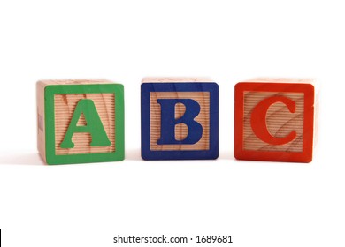 abc wooden blocks