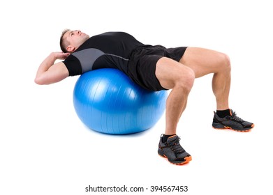 Abdominal Fitball Exercises Stock Photo 394567453 | Shutterstock