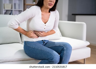 Abdominal Liver Pain And Cramp From Alcohol Consumption