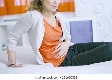 Abdominal Pain In A Woman