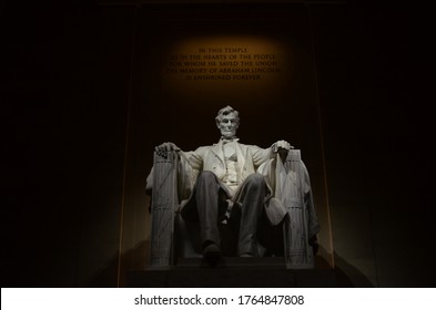 Abe Lincoln Statue In Washington DC