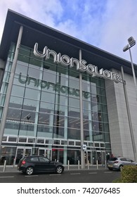 ABERDEEN - OCTOBER 24, 2017: Union Square Shopping Centre In Aberdeen, Scotland.