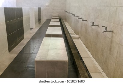 Ablution Room In Mosque.