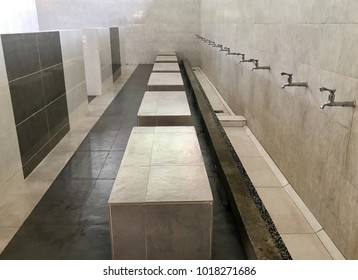 Ablution Room In Mosque.