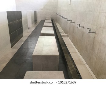 Ablution Room In Mosque.