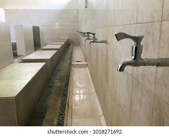 Ablution Room In Mosque.