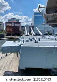 Aboard The Uss Wisconsin In Norfolk