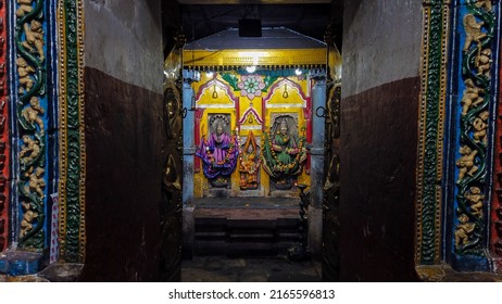 Abode of the Lord Basudeva or Infinite Vasudeva. The Hindu deities Krishna, Balarama and Subhadra are worshipped in the Temple. Ananta Basudeva Temple, Bhubaneshwar, Orissa, India