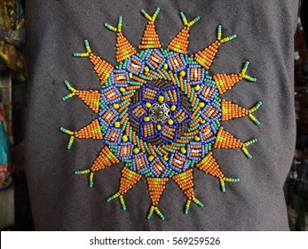 Aboriginal clothing flower pattern