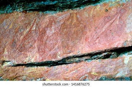 Aboriginal Indigenous Rock Art Painting