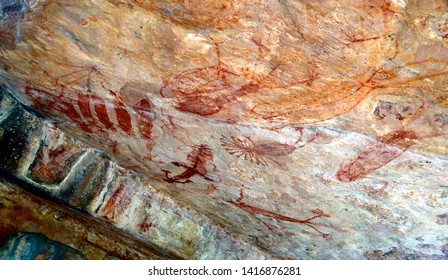 Aboriginal Indigenous Rock Art Painting