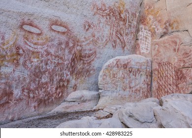 Aboriginal Rock Art At Carnarvon Gorge, Queensland, Australia