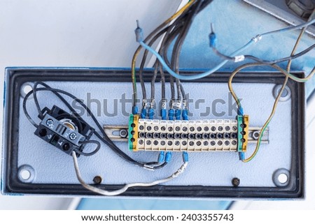 about the task to maintenance the electrical box of elevator to check connection of wiring