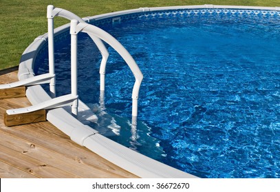 Above Ground Pool And Ladder