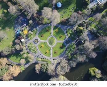 Above Saint Stephens Green, Dublin.